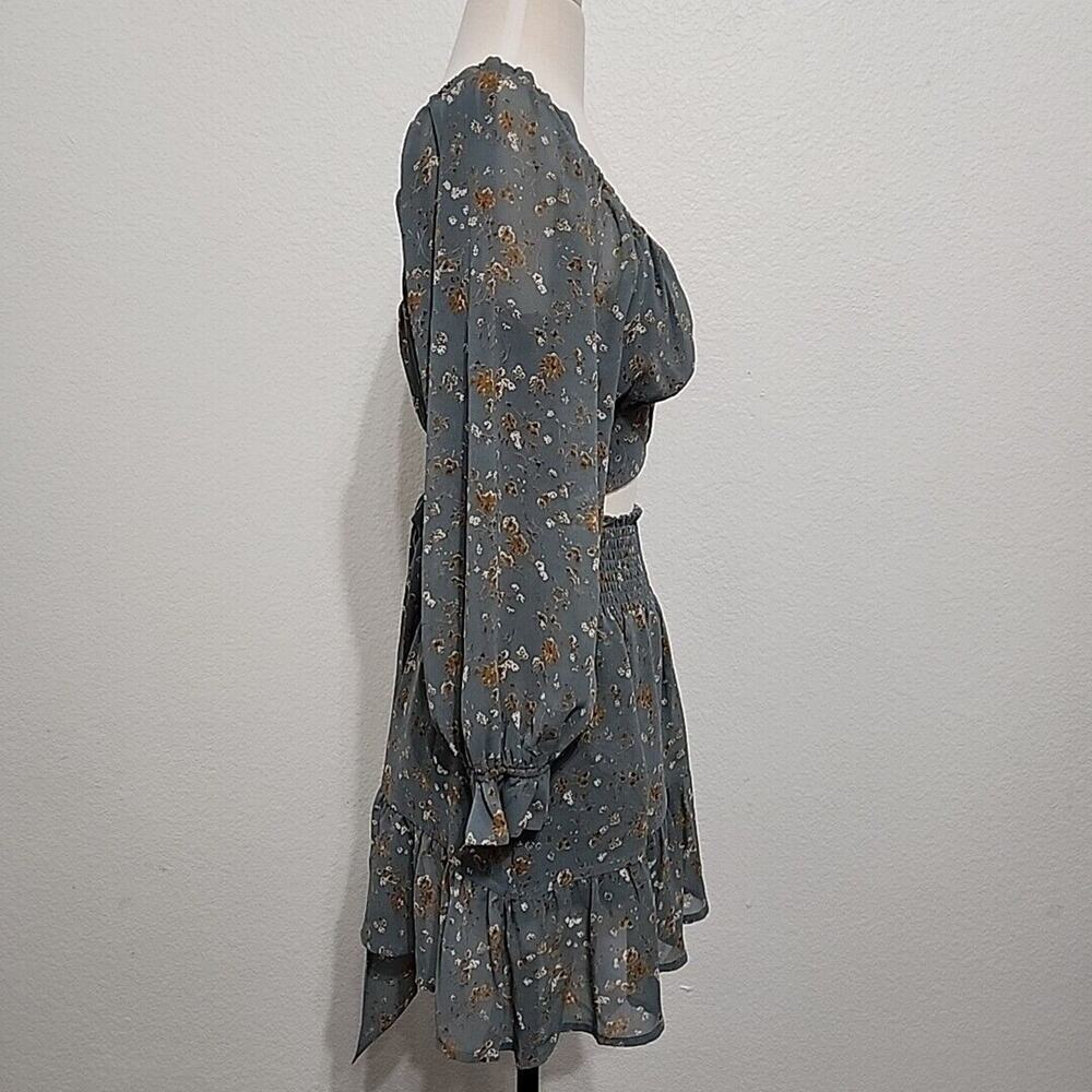 Altard State S XS Blue Floral Babydoll Top Skirt Fairy Festival Sexy Bloomcore - Picture 5 of 16